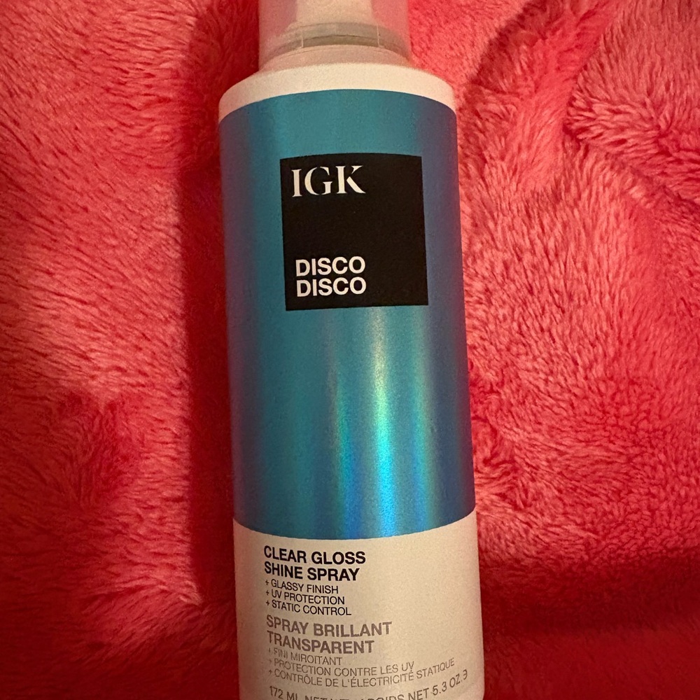 • IGK Disco Disco Clear Gloss Shine Spray •